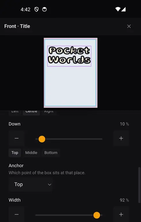 Setting a book title on the front cover in KDPify