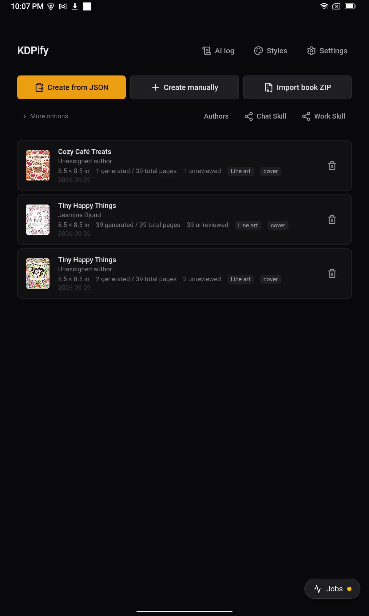 Andrew’s first book, start to finish